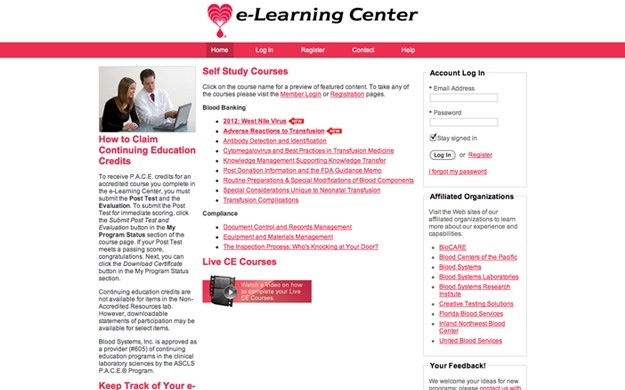 Blood Systems e-Learning